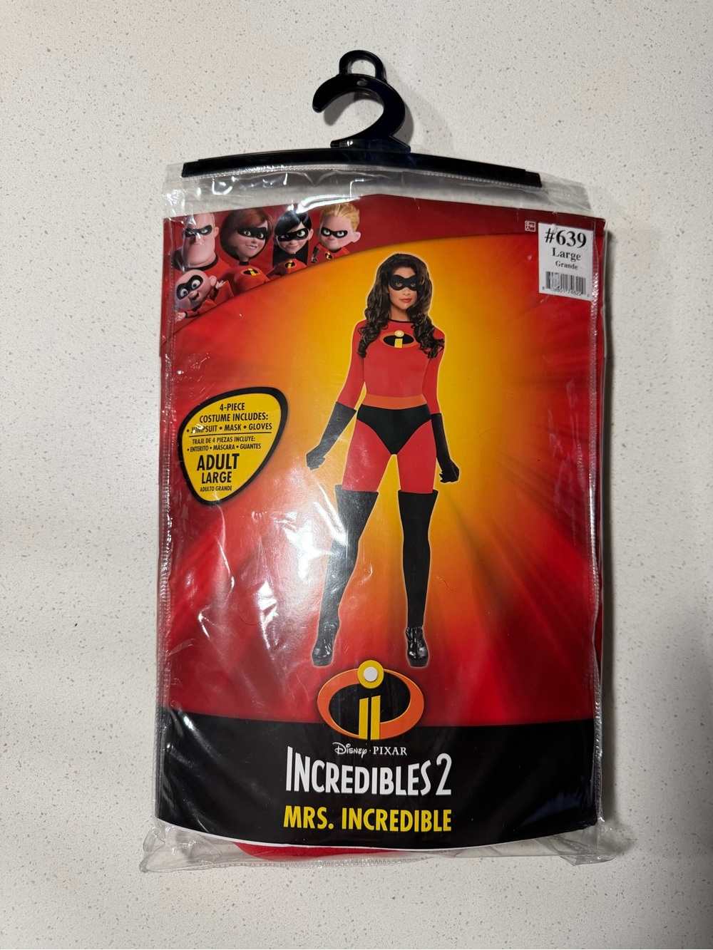Disney Incredibles 2 Mrs. Incredible Kids Costume - Red/Black